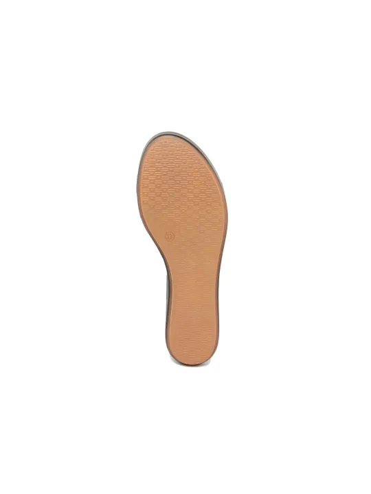 Sandalette Sohle rutschfestes Gummimuster Schwarz
