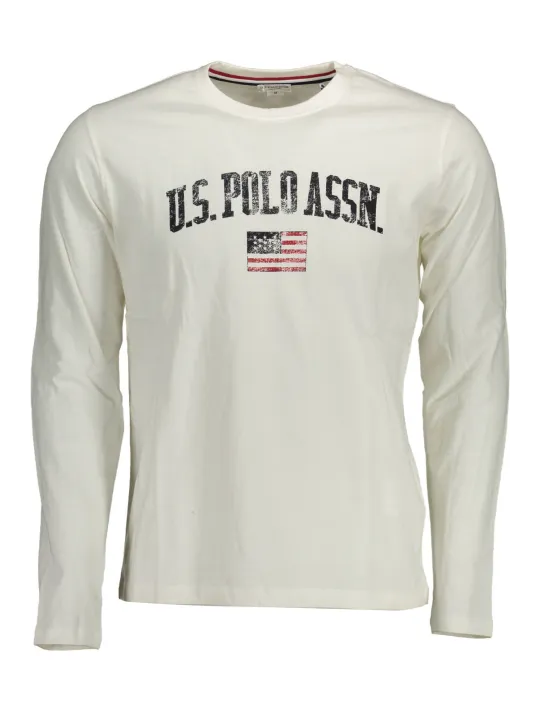 "U.S. POLO T-Shirts im Sale | U.S. POLO 63205-34502_BIANCO_101 Weiß online kaufen"|Planet-Deluxe