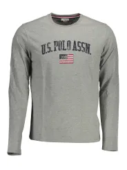 "U.S. POLO T-Shirts im Sale | US POLO T-SHIRT LANGARM HERREN GRAU online kaufen"|Planet-Deluxe