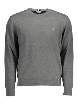 US Polo Grauer Klassikpullover – Zeitlos & Elegant