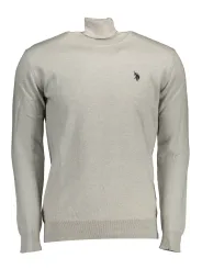 "U.S. POLO Startseite im Sale | GRAUES ROLLKRAGEN-POLOSHIRT FÜR US-MÄNNER online kaufen"|Planet-Deluxe