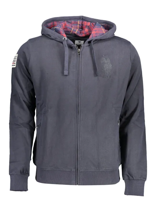 "U.S. POLO Sweatshirts im Sale | US Polo Classic Blue Zip Sweatshirt online kaufen"|Planet-Deluxe