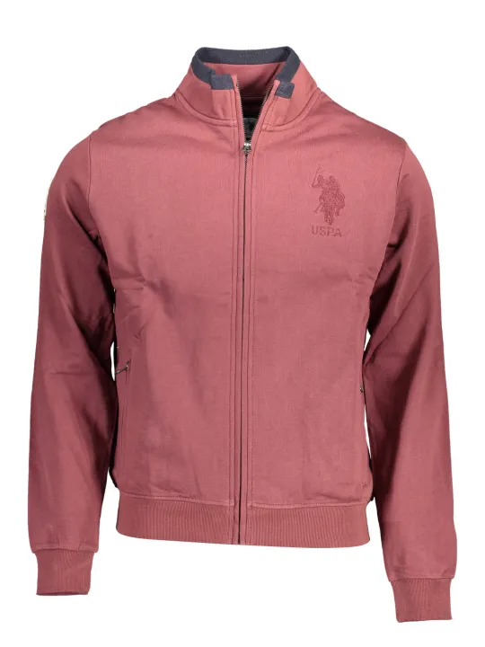 "U.S. POLO Startseite im Sale | US POLO SWEATSHIRT MIT REISSVERSCHLUSS LILA MAN online kaufen"|Planet-Deluxe