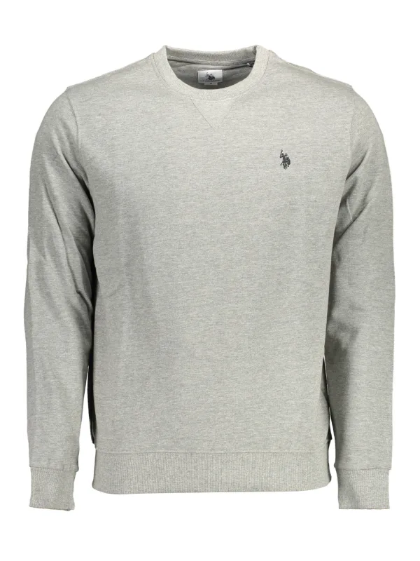 "U.S. POLO Sweatshirts im Sale | **US Polo Klassik Sweatshirt Grau** online kaufen"|Planet-Deluxe