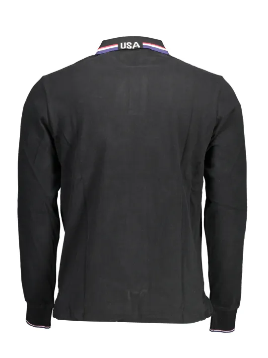 "U.S. POLO Poloshirts im Sale | US POLO HERREN LANGARM POLO SCHWARZ online kaufen"|Planet-Deluxe