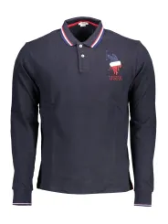 "U.S. POLO Startseite im Sale | US POLO BLAUES LANGARM-POLOSHIRT FÜR HERREN online kaufen"|Planet-Deluxe