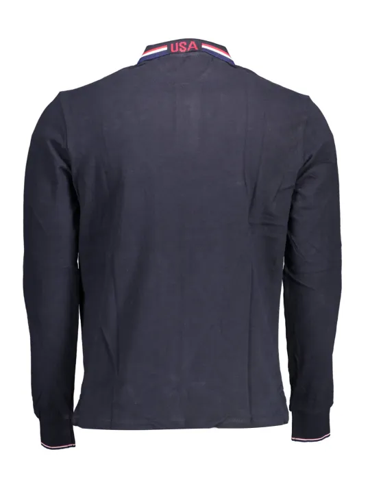 "U.S. POLO Startseite im Sale | US POLO BLAUES LANGARM-POLOSHIRT FÜR HERREN online kaufen"|Planet-Deluxe