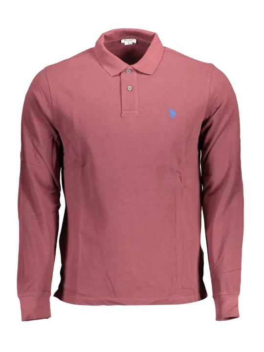 "U.S. POLO Startseite im Sale | US POLO HERREN LILA LANGÄRMLIGES POLOSHIRT online kaufen"|Planet-Deluxe