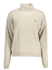 "U.S. POLO Startseite im Sale | BEIGE ROLLKRAGEN-POLOSHIRT FÜR US-DAMEN online kaufen"|Planet-Deluxe
