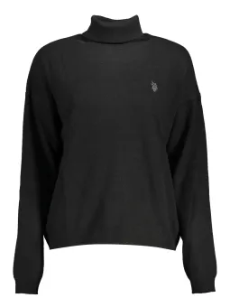 US Polo Rollkragenpullover Nero 63443 - Stilvolle Eleganz