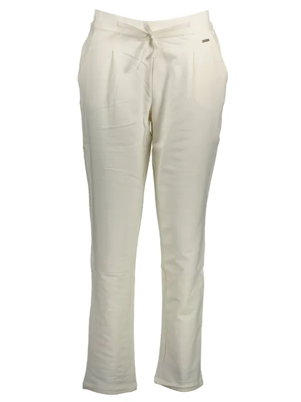U.S. POLO Damen Sporthose - Komfort & Stil in Weiß