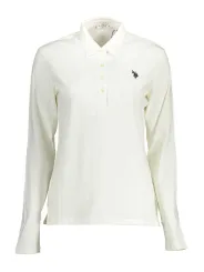 "U.S. POLO Startseite im Sale | US POLO LANGARM POLO SHIRT DAMEN WEISS online kaufen"|Planet-Deluxe