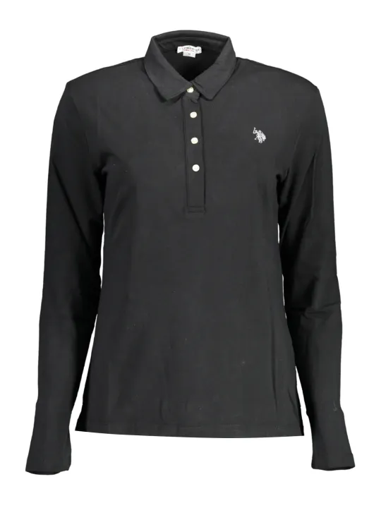 "U.S. POLO Startseite im Sale | US POLO LANGARM-POLOSHIRT FÜR DAMEN, SCHWARZ online kaufen"|Planet-Deluxe