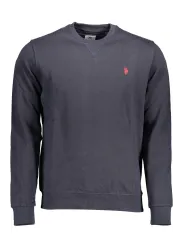 "U.S. POLO Sweatshirts im Sale | US Polo Herren Sweatshirt Dunkelblau Rundhals Baumwollmix online kaufen"|Planet-Deluxe