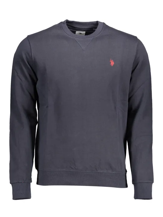 "U.S. POLO Sweatshirts im Sale | US Polo Herren Sweatshirt Dunkelblau Rundhals Baumwollmix online kaufen"|Planet-Deluxe