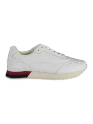 "Tommy Hilfiger Sneakers im Sale | Tommy Hilfiger Weißer Sneaker FW0FW06836F – Stilvoller Sportschuh mit Kontrastdetails und Komfort für den Alltag online kaufen"|Planet-Deluxe