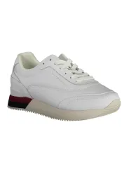 "Tommy Hilfiger Sneakers im Sale | Tommy Hilfiger Weißer Sneaker FW0FW06836F – Stilvoller Sportschuh mit Kontrastdetails und Komfort für den Alltag online kaufen"|Planet-Deluxe