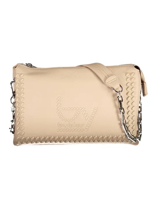 "BYBLOS Einzelstücke & Seltenheiten im Sale | **Elegante BYBLOS Tasche in Beige/Taupe mit Kettenriemen und Zickzack-Steppmuster – Exklusives Einzelstück für Stilbewusste  online kaufen"|Planet-Deluxe