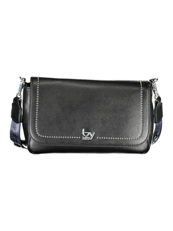 "BYBLOS Einzelstücke & Seltenheiten im Sale | "BYBLOS 20100074_NERO_293-BLK: Elegante Schwarze Ledertasche mit Verstellbarem Schultergurt und Raffinierten Details" online kaufen"|Planet-Deluxe