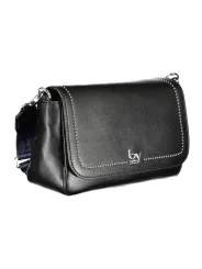 "BYBLOS Einzelstücke & Seltenheiten im Sale | "BYBLOS 20100074_NERO_293-BLK: Elegante Schwarze Ledertasche mit Verstellbarem Schultergurt und Raffinierten Details" online kaufen"|Planet-Deluxe