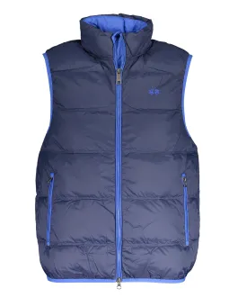 Blaue LA MARTINA Pufferweste mit Innentaschen, Jacken