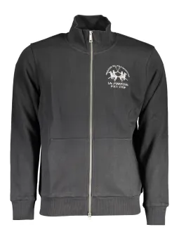 Schwarzes LA MARTINA Sweatshirt mit Reißverschluss - Stilvoll