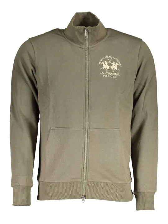 "LA MARTINA Startseite im Sale | LA MARTINA HERREN-SWEATSHIRT MIT REISSVERSCHLUSS GRÜN online kaufen"|Planet-Deluxe