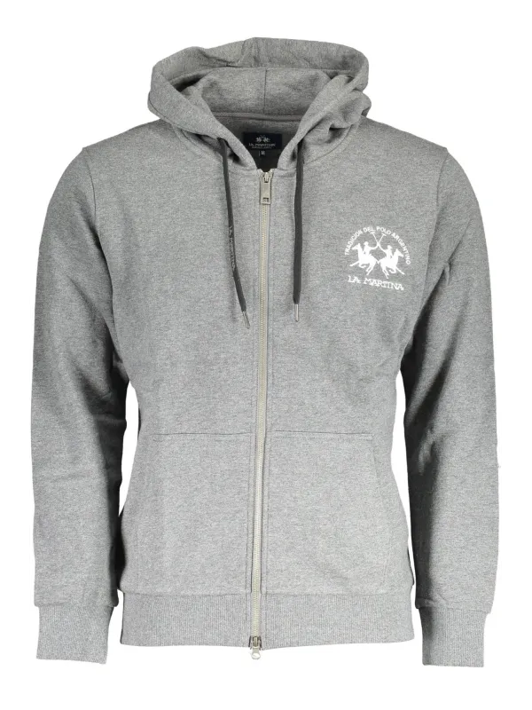"LA MARTINA Sweatshirts im Sale | La Martina Grauer Kapuzenhoodie mit Kontrastdetails online kaufen"|Planet-Deluxe "LA MARTINA Sweatshirts im Sale | La Martina Grauer Kapuzenhoodie mit Kontrastdetails online kaufen"|Planet-Deluxe