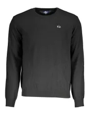 "LA MARTINA Pullover im Sale | "LA MARTINA Schwarzer Merino-Pullover" online kaufen"|Planet-Deluxe