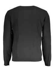 "LA MARTINA Pullover im Sale | "LA MARTINA Schwarzer Merino-Pullover" online kaufen"|Planet-Deluxe