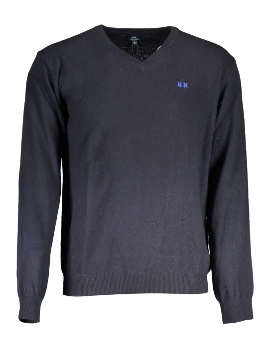 "LA MARTINA Pullover im Sale | Zeitloser LA MARTINA V-Pullover mit Logo Stickerei online kaufen"|Planet-Deluxe