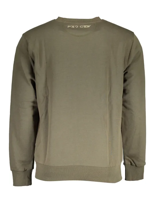 "LA MARTINA Sweatshirts im Sale | LA MARTINA GRÜNES SWEATSHIRT FÜR HERREN OHNE REISSVERSCHLUSS online kaufen"|Planet-Deluxe