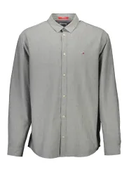 "Tommy Hilfiger Startseite im Sale | TOMMY HILFIGER HERREN LANGARM HEMD GRAU online kaufen"|Planet-Deluxe