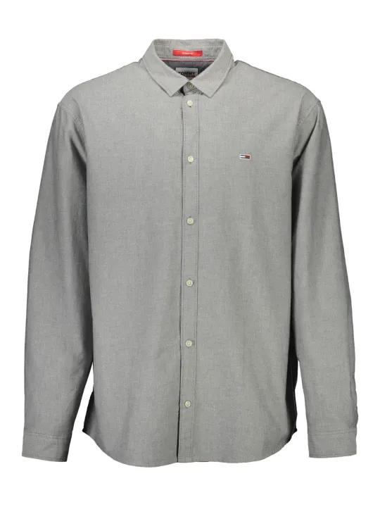 "Tommy Hilfiger Startseite im Sale | TOMMY HILFIGER HERREN LANGARM HEMD GRAU online kaufen"|Planet-Deluxe