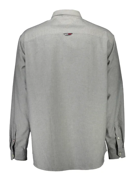 "Tommy Hilfiger Startseite im Sale | TOMMY HILFIGER HERREN LANGARM HEMD GRAU online kaufen"|Planet-Deluxe