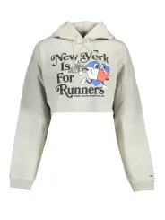 "Tommy Hilfiger Startseite im Sale | TOMMY HILFIGER SWEATSHIRT OHNE REISSVERSCHLUSS DAMEN GRAU online kaufen"|Planet-Deluxe