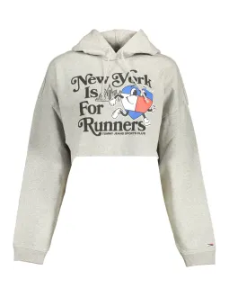 Tommy Hilfiger Graues Kapuzen-Sweatshirt - Elegant & Stilvoll