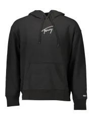 "Tommy Hilfiger Sweatshirts im Sale | Tommy Hilfiger Hoodie Schwarz Nachhaltig Recycelt online kaufen"|Planet-Deluxe