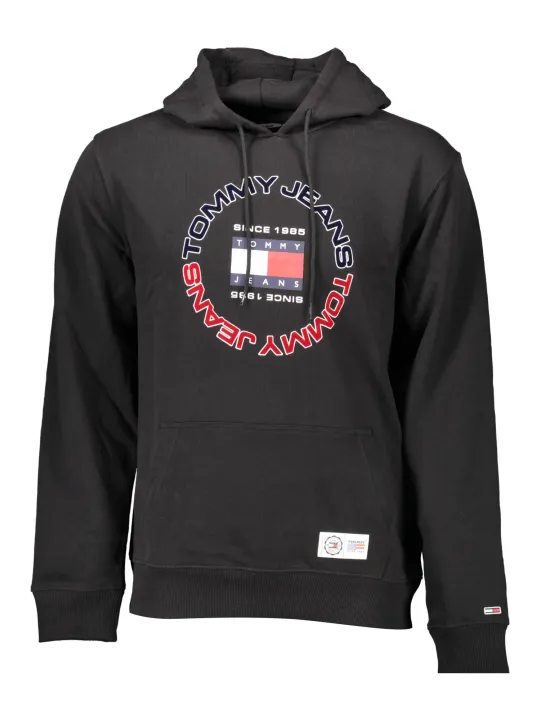 "Tommy Hilfiger Sweatshirts im Sale | Tommy Hilfiger Kapuzen-Sweatshirt Schwarz online kaufen"|Planet-Deluxe
