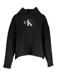 "Calvin Klein Startseite im Sale | CALVIN KLEIN DAMEN SWEATSHIRT OHNE REISSVERSCHLUSS SCHWARZ online kaufen"|Planet-Deluxe