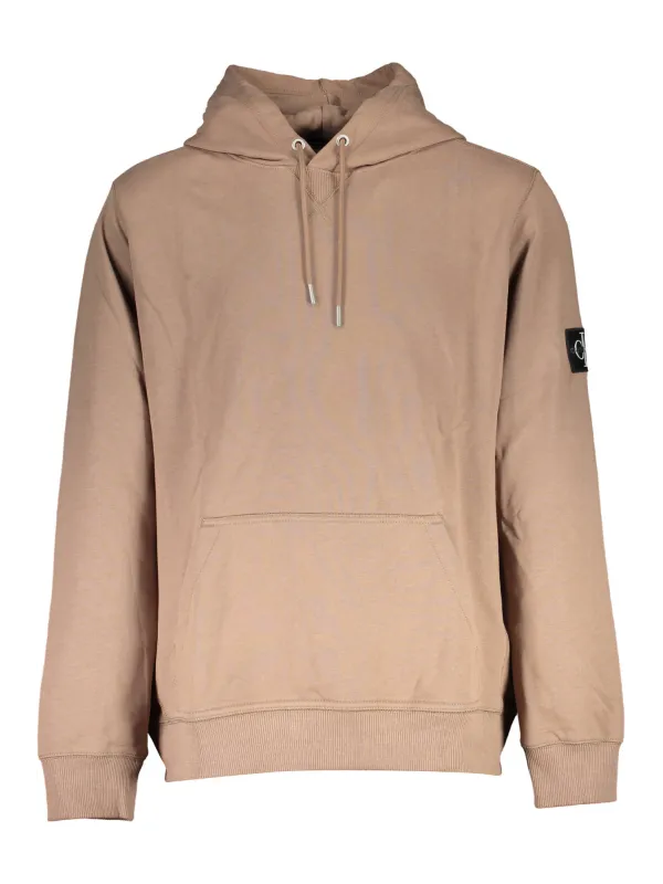 "Calvin Klein Sweatshirts im Sale | Calvin Klein Beige Hoodie Essential online kaufen"|Planet-Deluxe