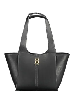 "Tommy Hilfiger Exklusive Schwarze Schultertasche – Seltenes Einzel