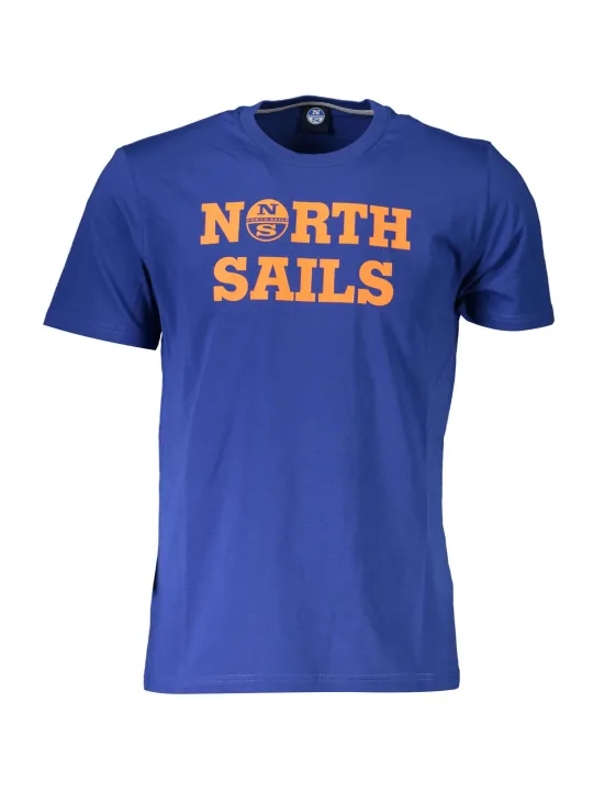 "North Sails T-Shirts im Sale | North Sails Blaues Logo T-Shirt online kaufen"|Planet-Deluxe