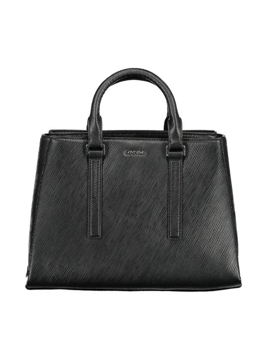 "Calvin Klein Einzelstücke & Seltenheiten im Sale | Calvin Klein Elegante Lederhandtasche Nero online kaufen"|Planet-Deluxe