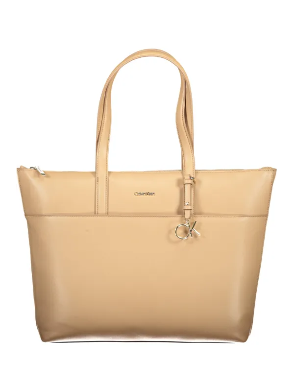 "Calvin Klein Einzelstücke & Seltenheiten im Sale | Calvin Klein Beige Eco Handtasche online kaufen"|Planet-Deluxe