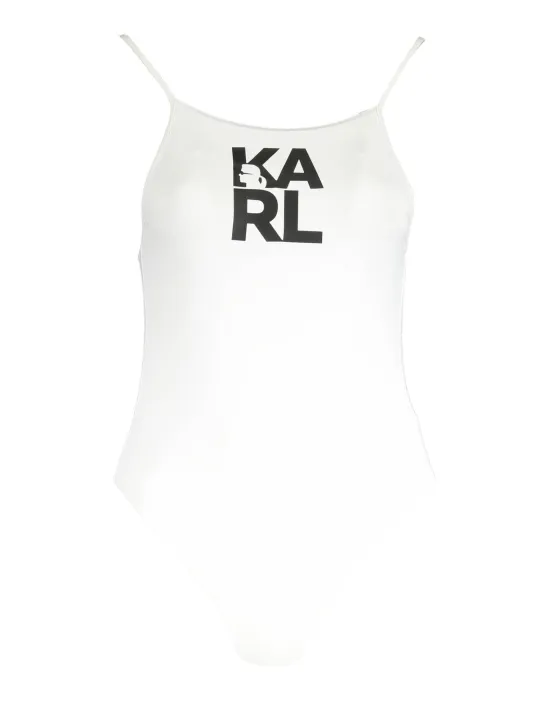 "Karl Lagerfeld Beachwear Startseite im Sale | KARL LAGERFELD BEACHWEAR DAMEN BADEANZUG WEIß online kaufen"|Planet-Deluxe