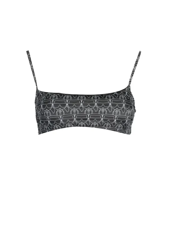 "Karl Lagerfeld Beachwear Badeanzüge & Bikinis im Sale | Karl Lagerfeld Beachwear KL22WTP14_NERO_BLACK online kaufen"|Planet-Deluxe