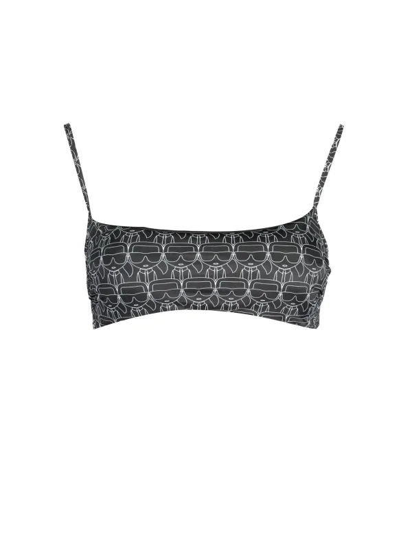 "Karl Lagerfeld Beachwear Badeanzüge & Bikinis im Sale | Karl Lagerfeld Beachwear KL22WTP14_NERO_BLACK online kaufen"|Planet-Deluxe