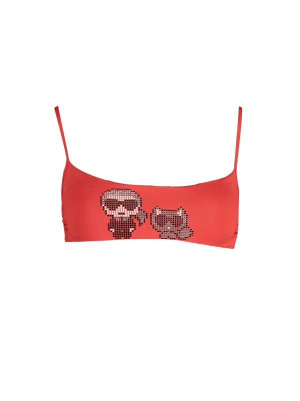 "Karl Lagerfeld Beachwear Badeanzüge & Bikinis im Sale | Karl Lagerfeld Beachwear KL22WTP04_ROSSO_RED online kaufen"|Planet-Deluxe