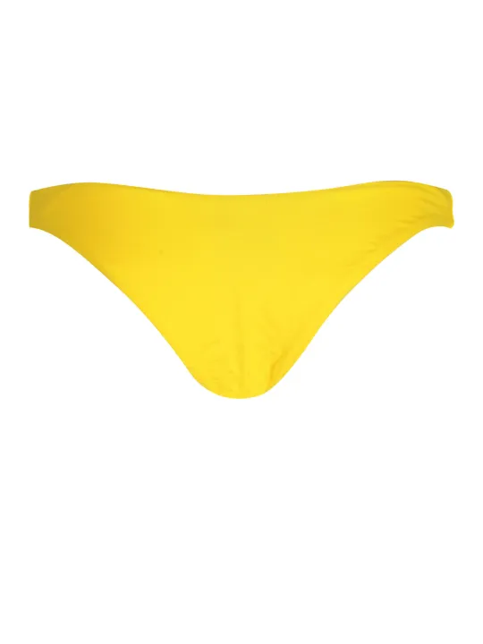 "Karl Lagerfeld Beachwear Badeanzüge & Bikinis im Sale | **Karl Lagerfeld Beachwear KL22WBT01_GIALLO_YELLOW - Exklusiver Gelber Badeslip mit Luxuriöser Applikation** online kaufen"|Planet-Deluxe